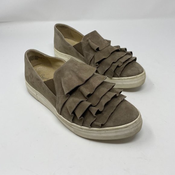 Seychelles Ruffled Quake Sneaker Trainers